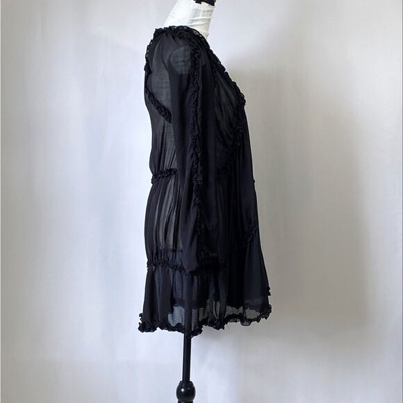 Aurum Chiffon Minidress size 2 - Picture 5 of 11